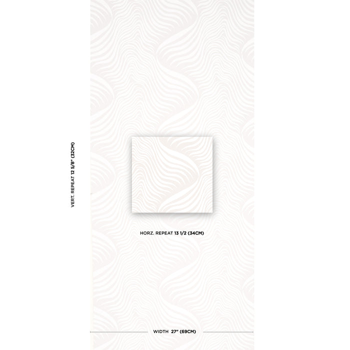 Schumacher Sauvage Dove Wallpaper Sample 5014151