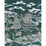 Schumacher Coromandel Panel Set Midnight Green Wallpaper Sample 5014162