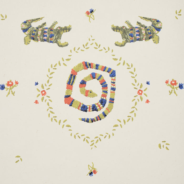 Schumacher Reptilia Bright Multi Wallpaper Sample 5014190