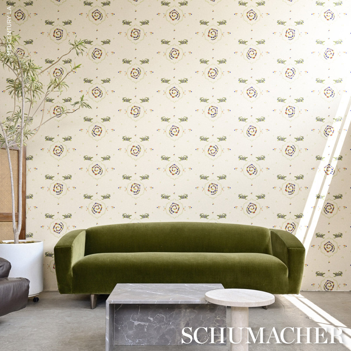 Schumacher Reptilia Bright Multi Wallpaper Sample 5014190