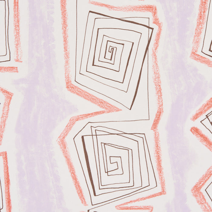 Schumacher Taboo Warm Lilac Wallpaper Sample 5014212