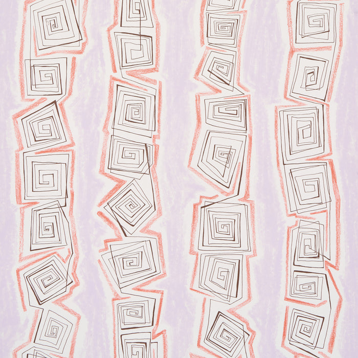 Schumacher Taboo Warm Lilac Wallpaper Sample 5014212