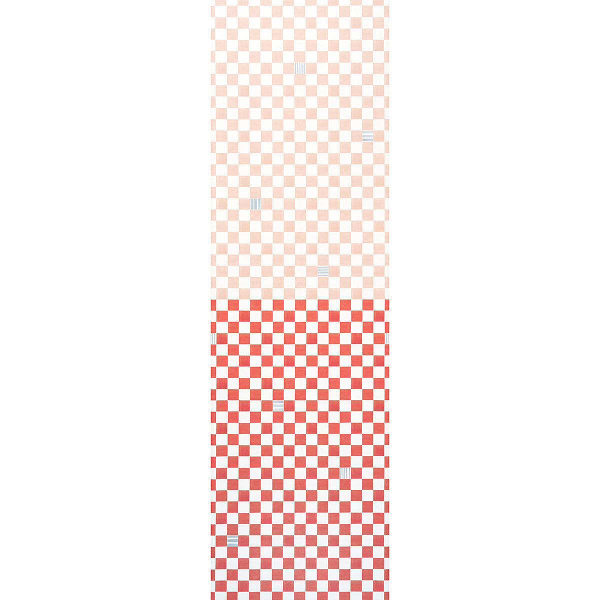 Schumacher Gambit Panel Earthy Pink & Red Wallpaper Sample 5014265