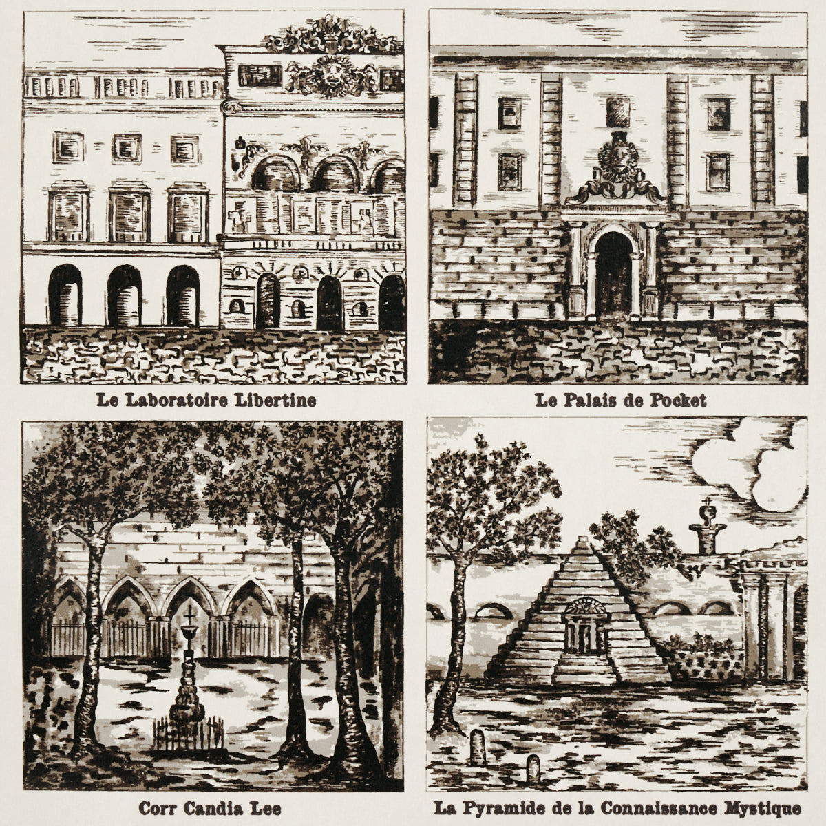 Schumacher Architecturra Newsprint Wallpaper Sample 5014270
