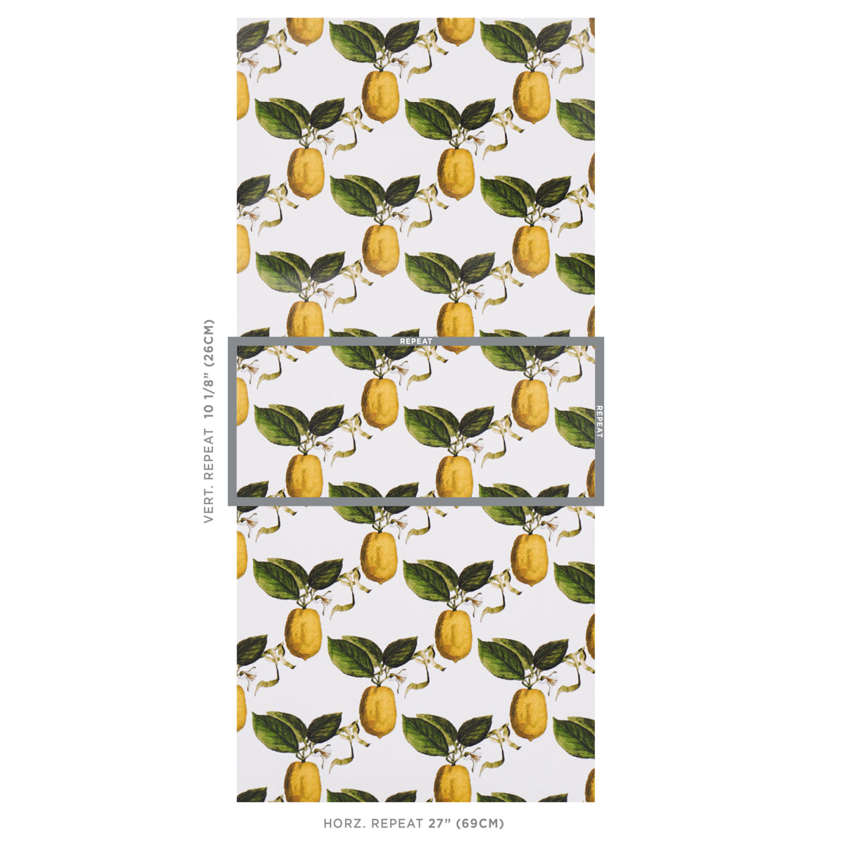 Schumacher Le Citron Ivory Wallpaper Sample 5014280