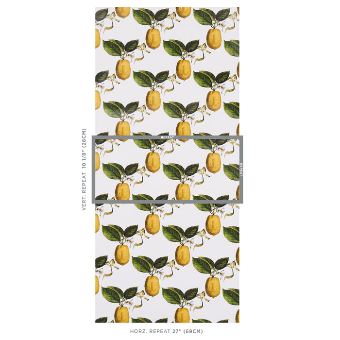 Schumacher Le Citron Ivory Wallpaper Sample 5014280
