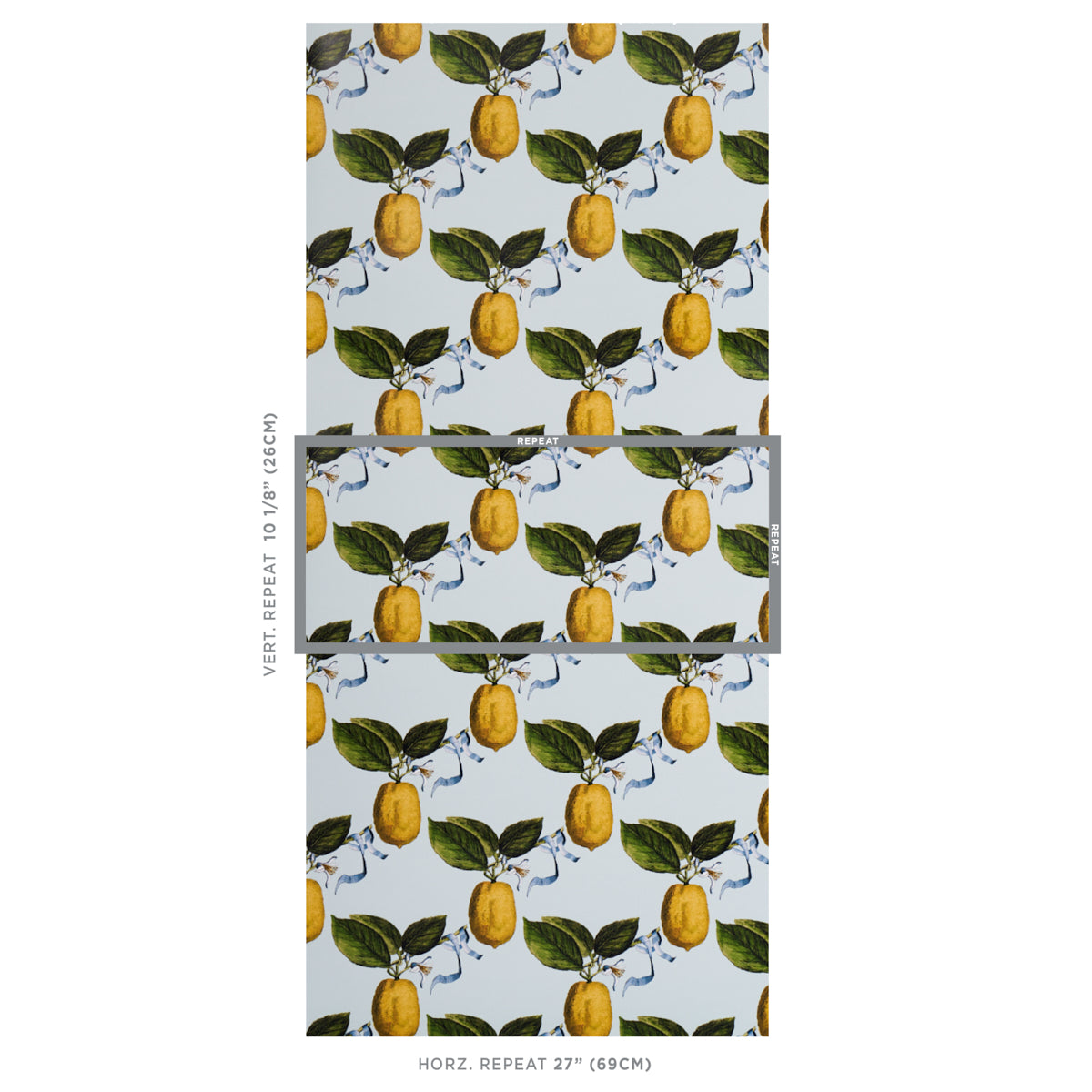 Schumacher Le Citron Sky Wallpaper Sample 5014281