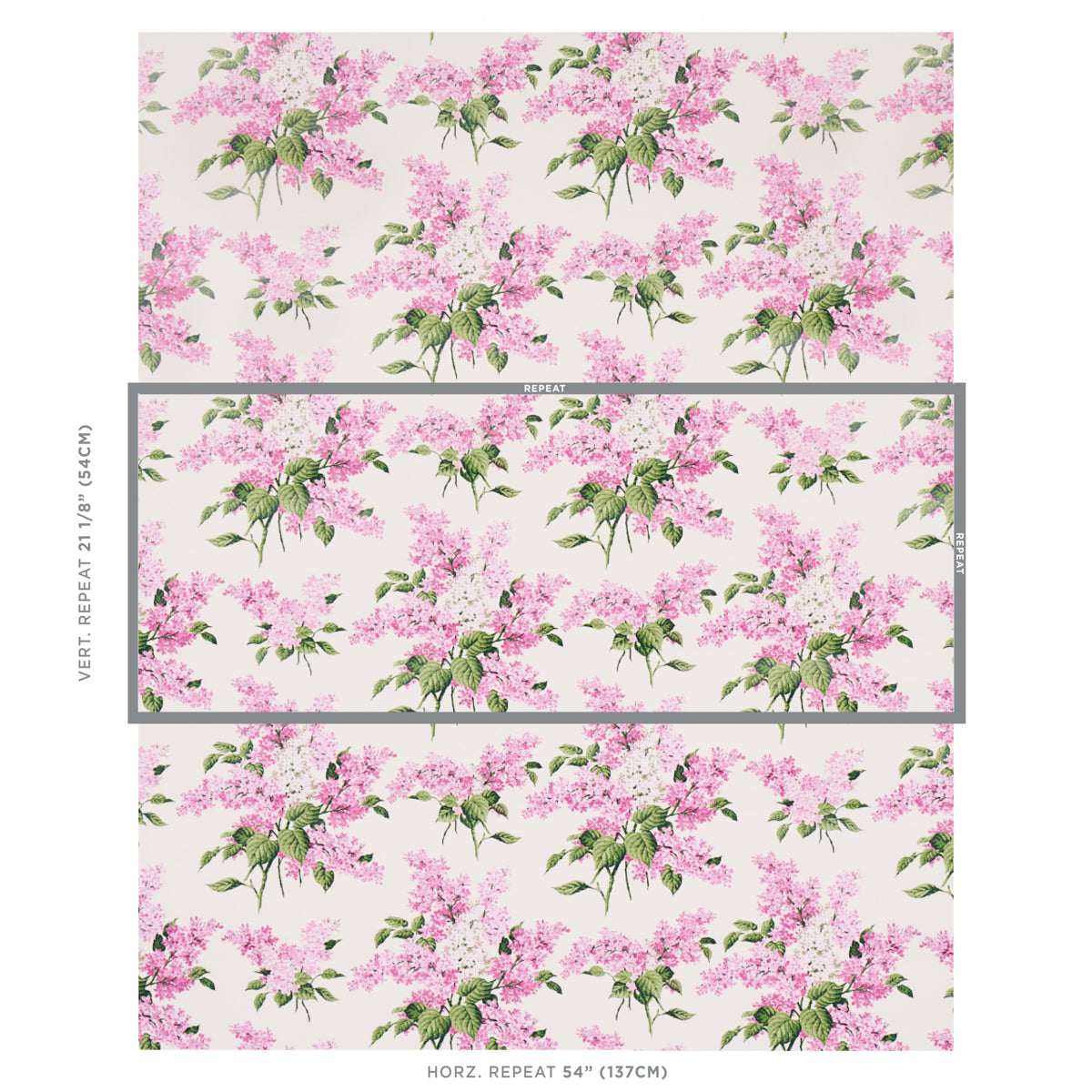 Schumacher Proust's Lilacs Pink Wallpaper 5014312