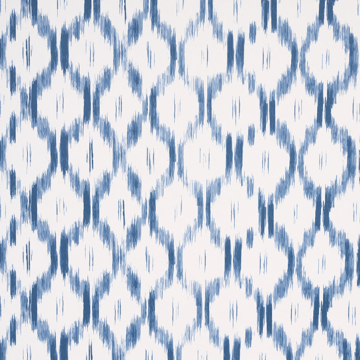 Schumacher Santa Monica Indigo Wallpaper Sample 5014370
