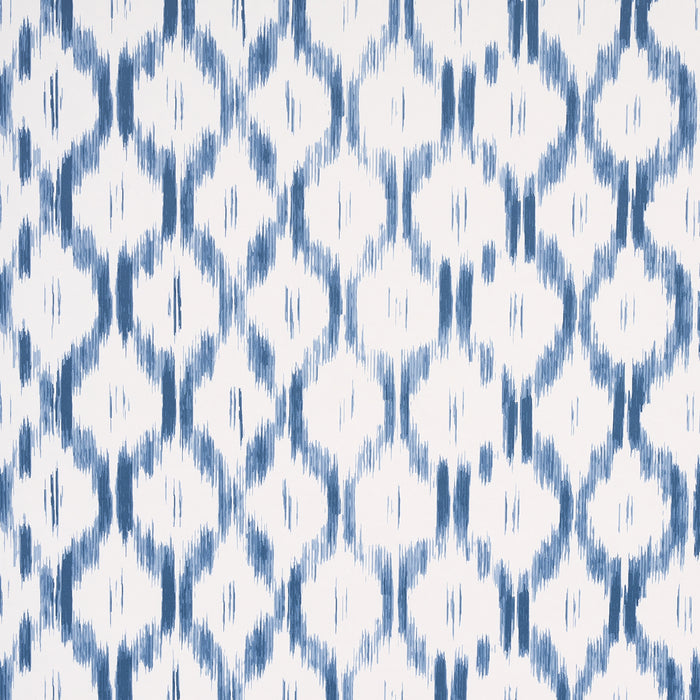 Schumacher Santa Monica Indigo Wallpaper Sample 5014370