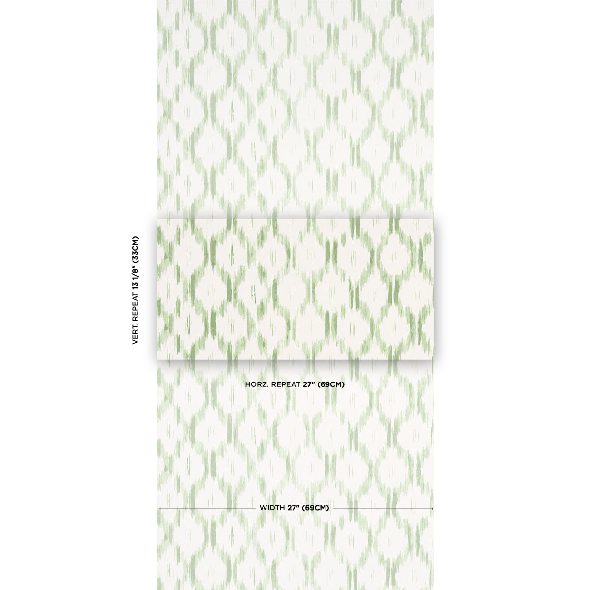 Schumacher Santa Monica Leaf Green Wallpaper 5014372