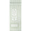 Schumacher Bamboo Trellis Panel A Green Wallpaper Sample 5014390
