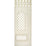 Schumacher Bamboo Trellis Panel B Neutral Wallpaper Sample 5014402