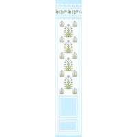 Schumacher Royal Poppy Panel B Blue Wallpaper 5014441