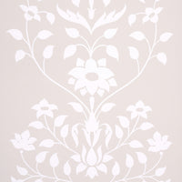 Schumacher Jaipur Mughal Flower Neutral Wallpaper 5014462