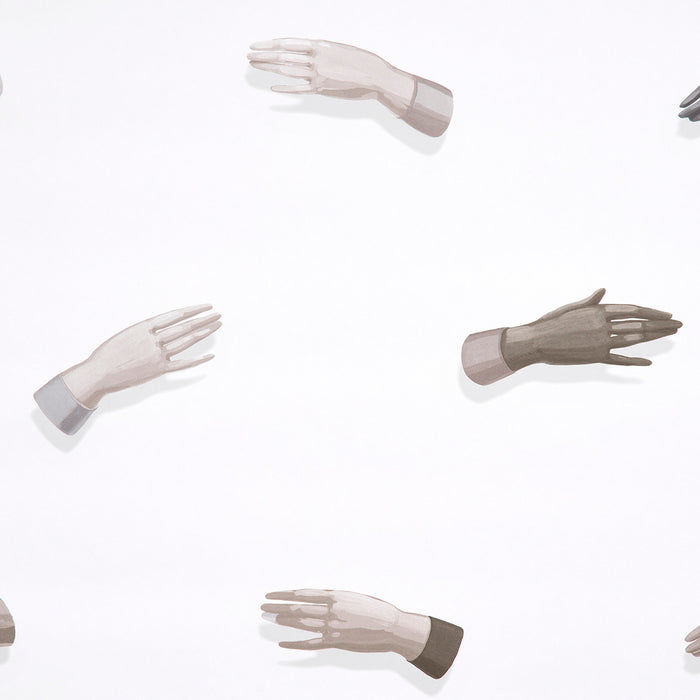 Schumacher Manos Neutral Wallpaper Sample 5014481