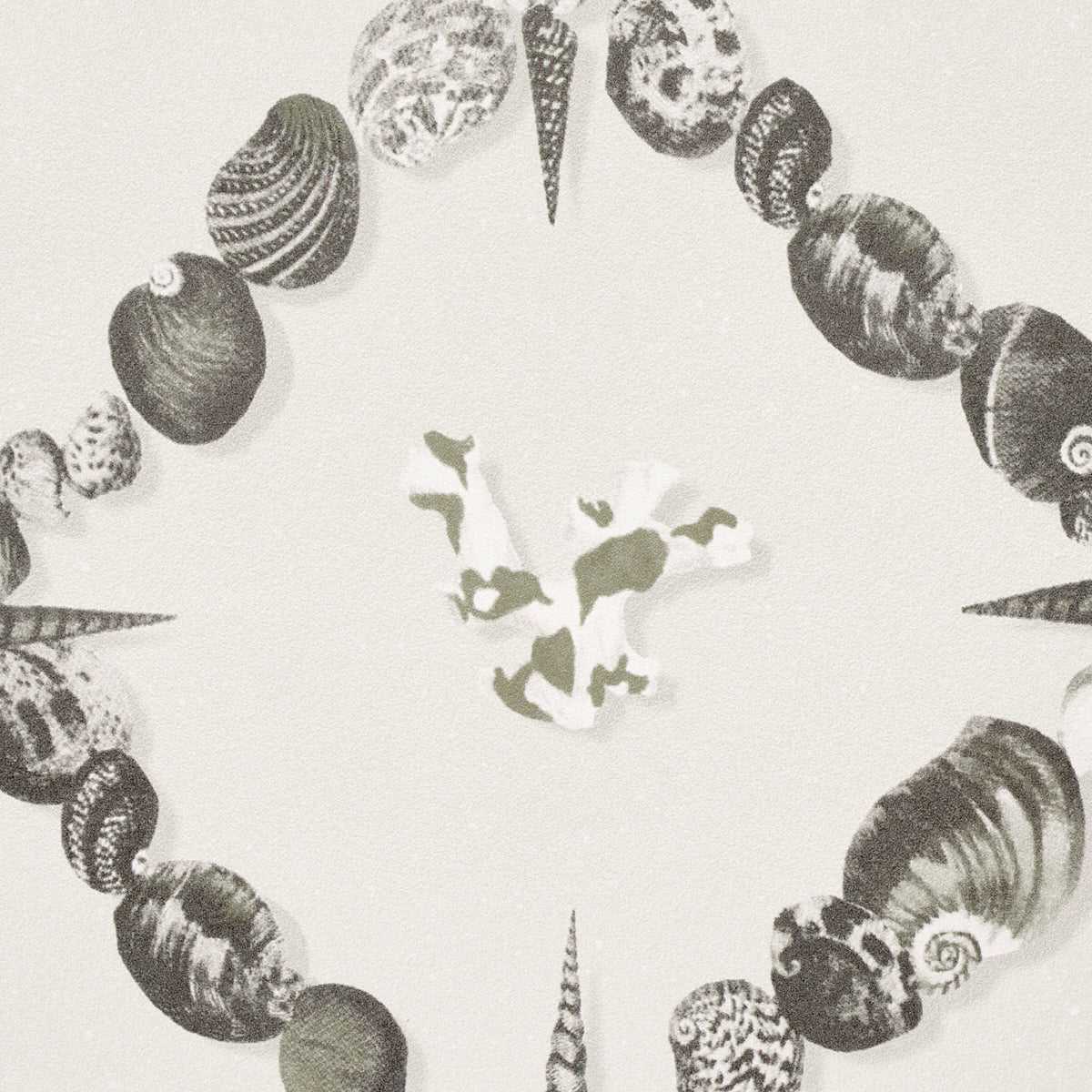 Schumacher Grotto Treillage Grisaille Wallpaper Sample 5014491