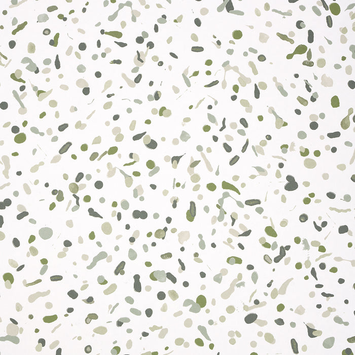 Schumacher Los Cosmos Moss Wallpaper Sample 5014561
