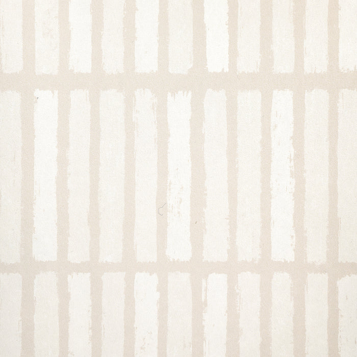 Schumacher Wabi-Sabi Light Beige Wallpaper Sample 5014590
