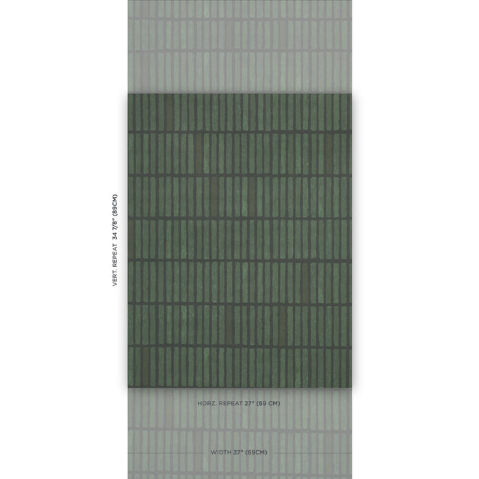 Schumacher Wabi-Sabi Moss Wallpaper Sample 5014591