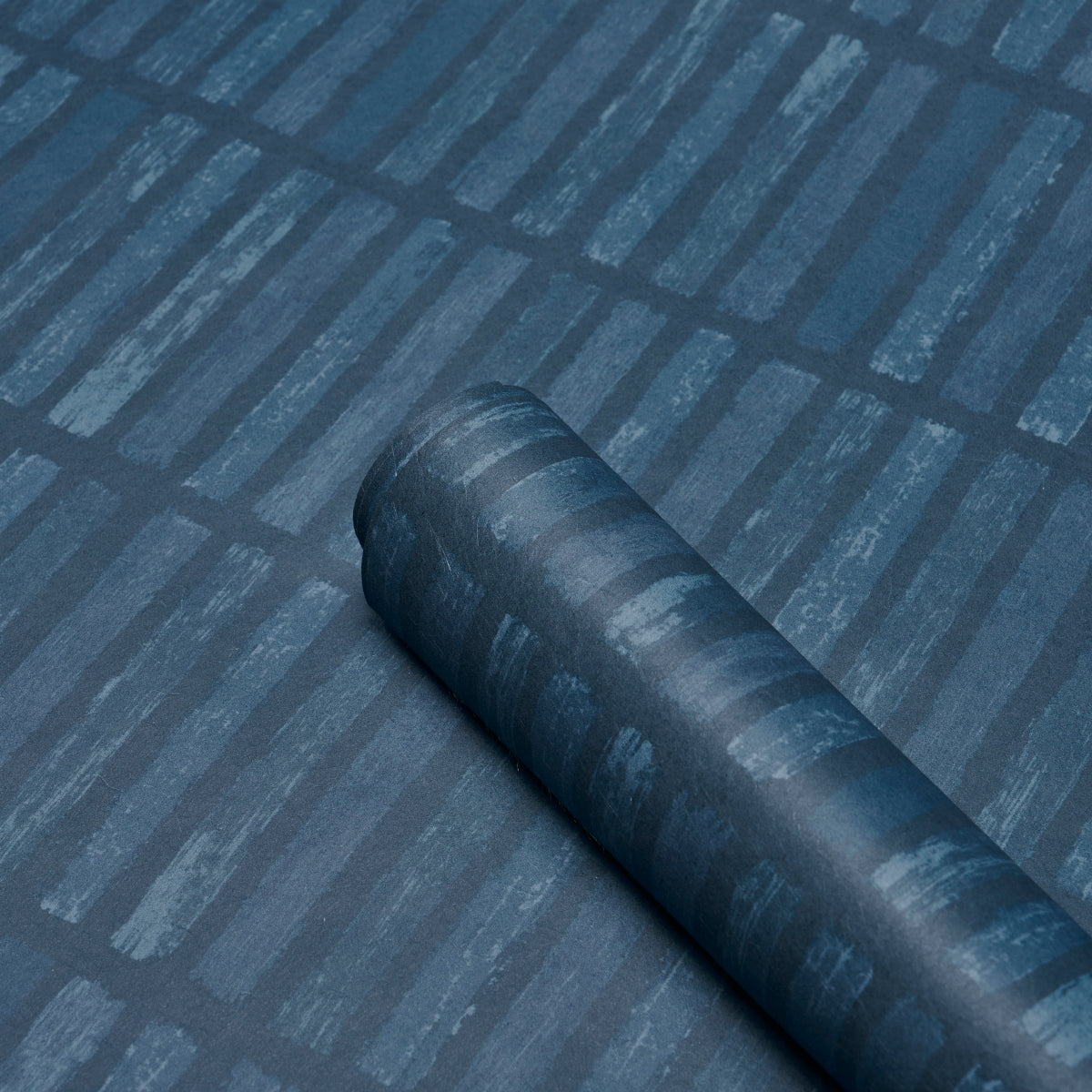 Schumacher Wabi-Sabi Dark Blue Wallpaper Sample 5014592