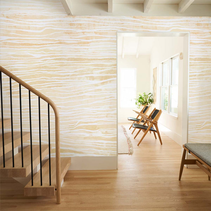Schumacher Terra Panel Set Erosion Wallpaper Sample 5014703