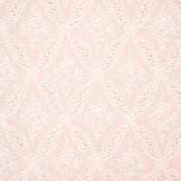 Schumacher Cosette Lace Blush Wallpaper 5014720