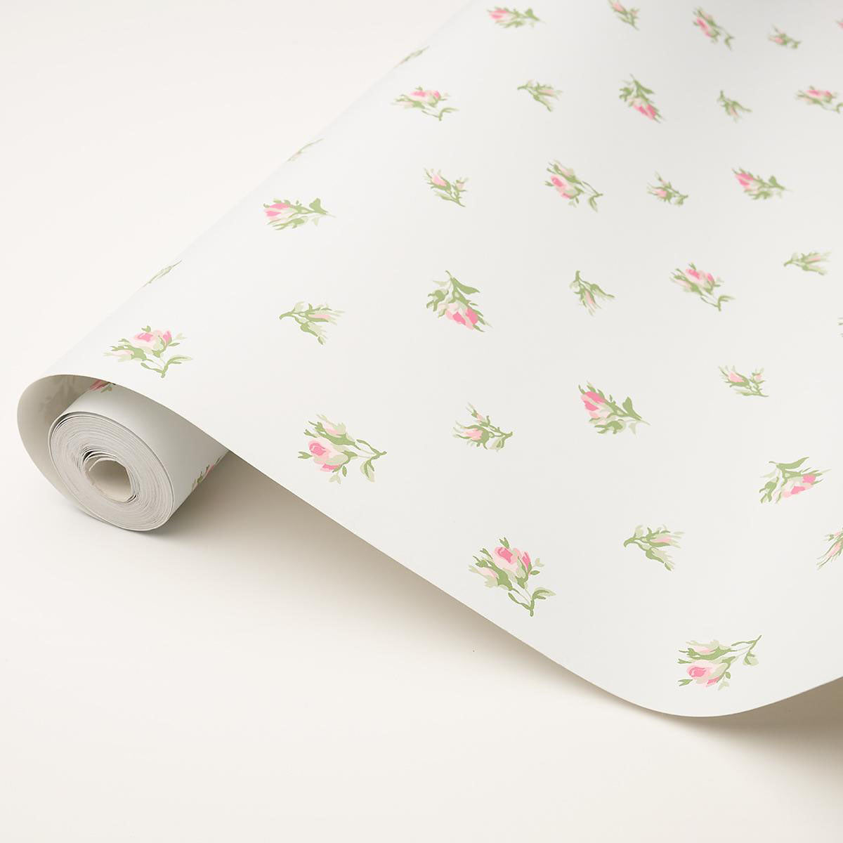 Schumacher Margie Floral Rose Wallpaper 5014742
