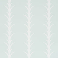 Schumacher Acanthus Stripe Ivory On Mineral Wallpaper 5014770