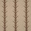 Schumacher Acanthus Stripe Brown On Beige Wallpaper Sample 5014774