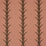Schumacher Acanthus Stripe Brown On Rosewood Wallpaper Sample 5014778