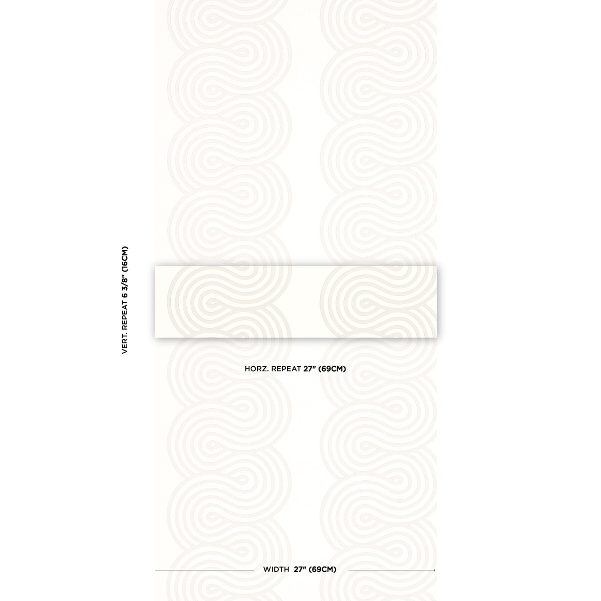 Schumacher Giraldi Pumice Wallpaper Sample 5014790