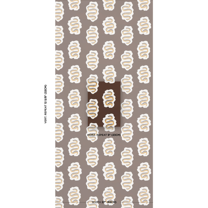 Schumacher Elsa Amber Wallpaper 5014812