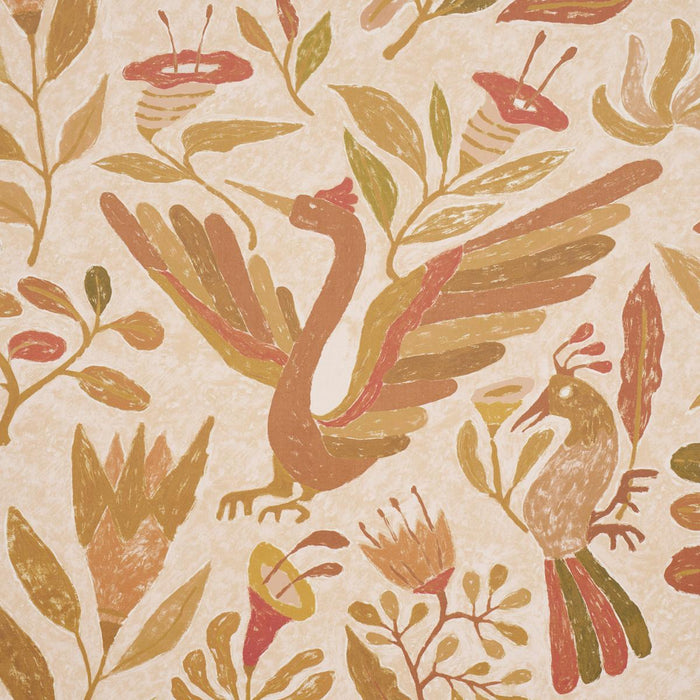 Schumacher Canopy Spice Wallpaper 5014833