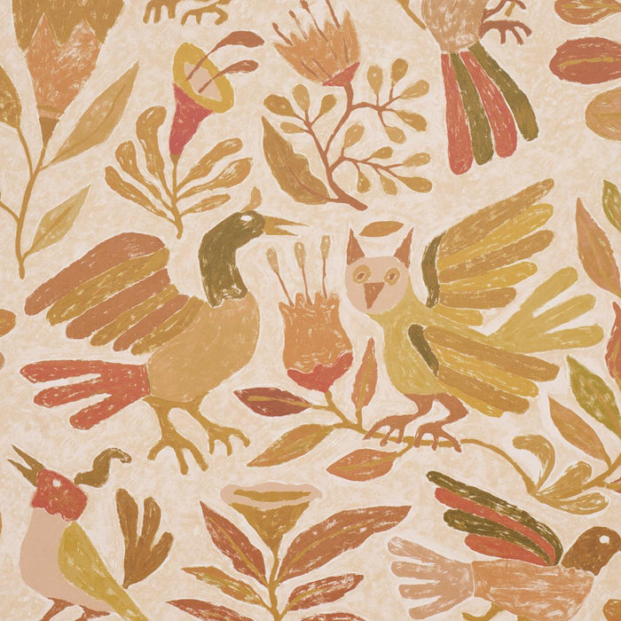 Schumacher Canopy Spice Wallpaper 5014833