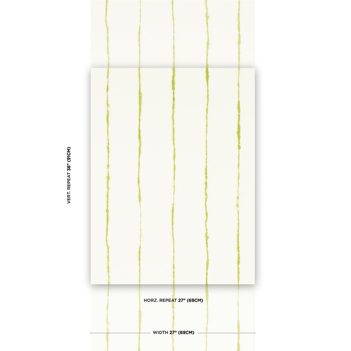Schumacher Ephemera Chartreuse Wallpaper 5014871