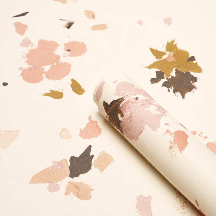 Schumacher Fairfarren Warm Pink Wallpaper Sample 5014885