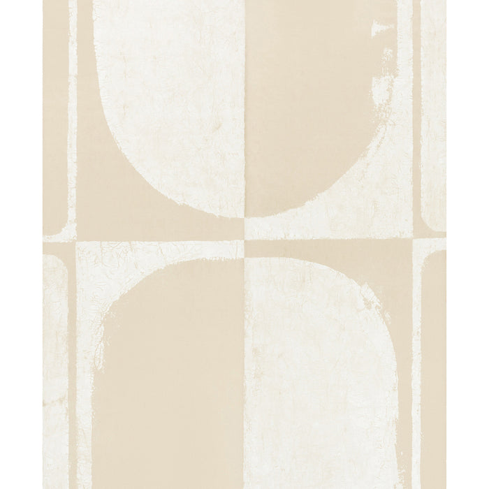 Schumacher The Cloisters Panel Set Warm White Wallpaper Sample 5014900