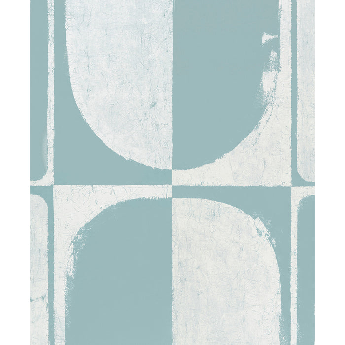 Schumacher The Cloisters Panel Set Soft Blue Wallpaper Sample 5014902