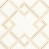 Schumacher Mah Jong Light Ivory Wallpaper 5014930