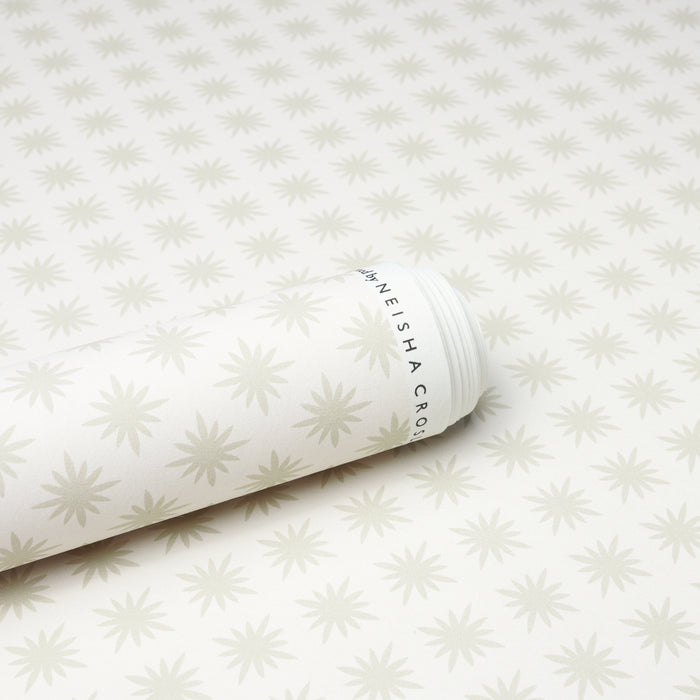 Schumacher Star Anise Mink Wallpaper Sample 5014940