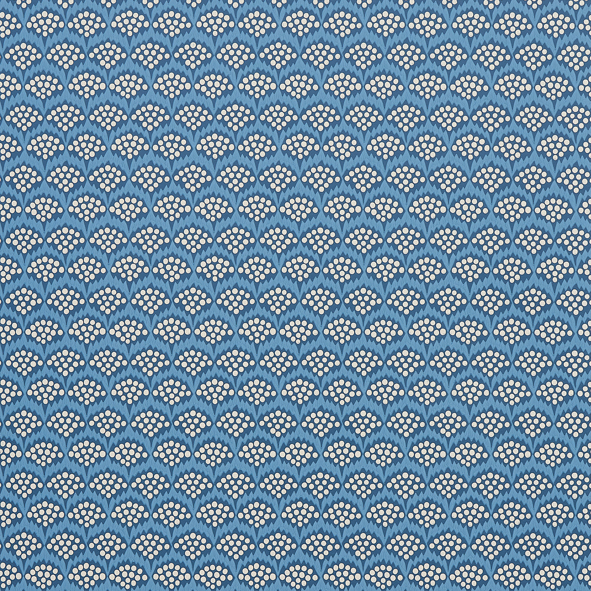 Schumacher Pollen French Blue Wallpaper Sample 5014960