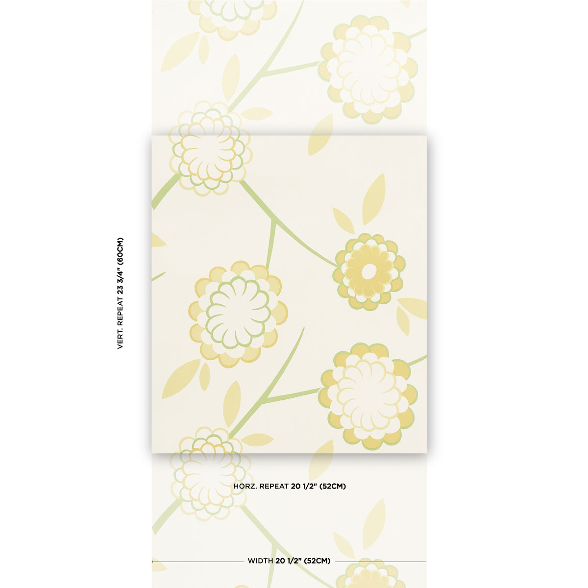 Schumacher Birdtree Mimosa Wallpaper Sample 5014992
