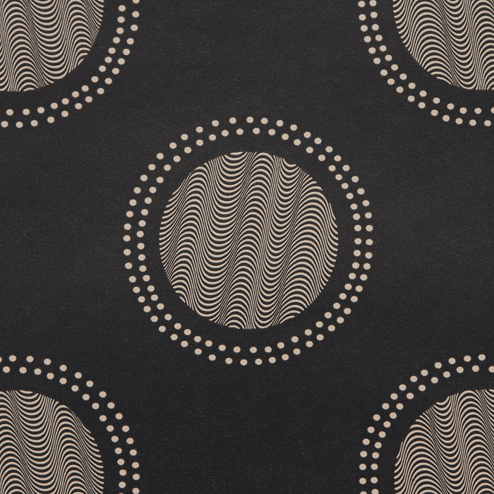 Schumacher Watermark Black & White Wallpaper 5015012