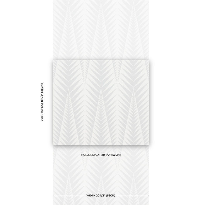 Schumacher Zebra Dove Grey Wallpaper Sample 5015062