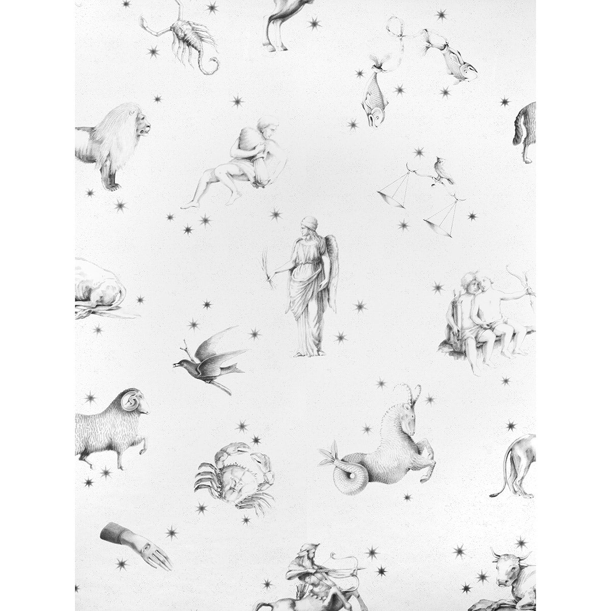 Schumacher Pilar Panel Set Grisaille 5015110 Sample | 40% Off (Samples)