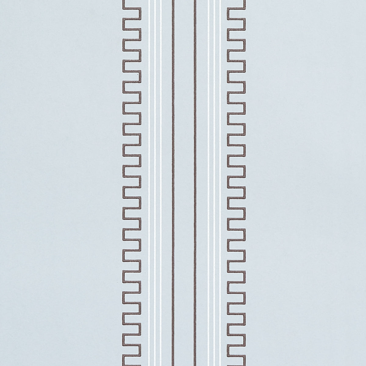 Schumacher Greco Stripe Sky Wallpaper 5015140