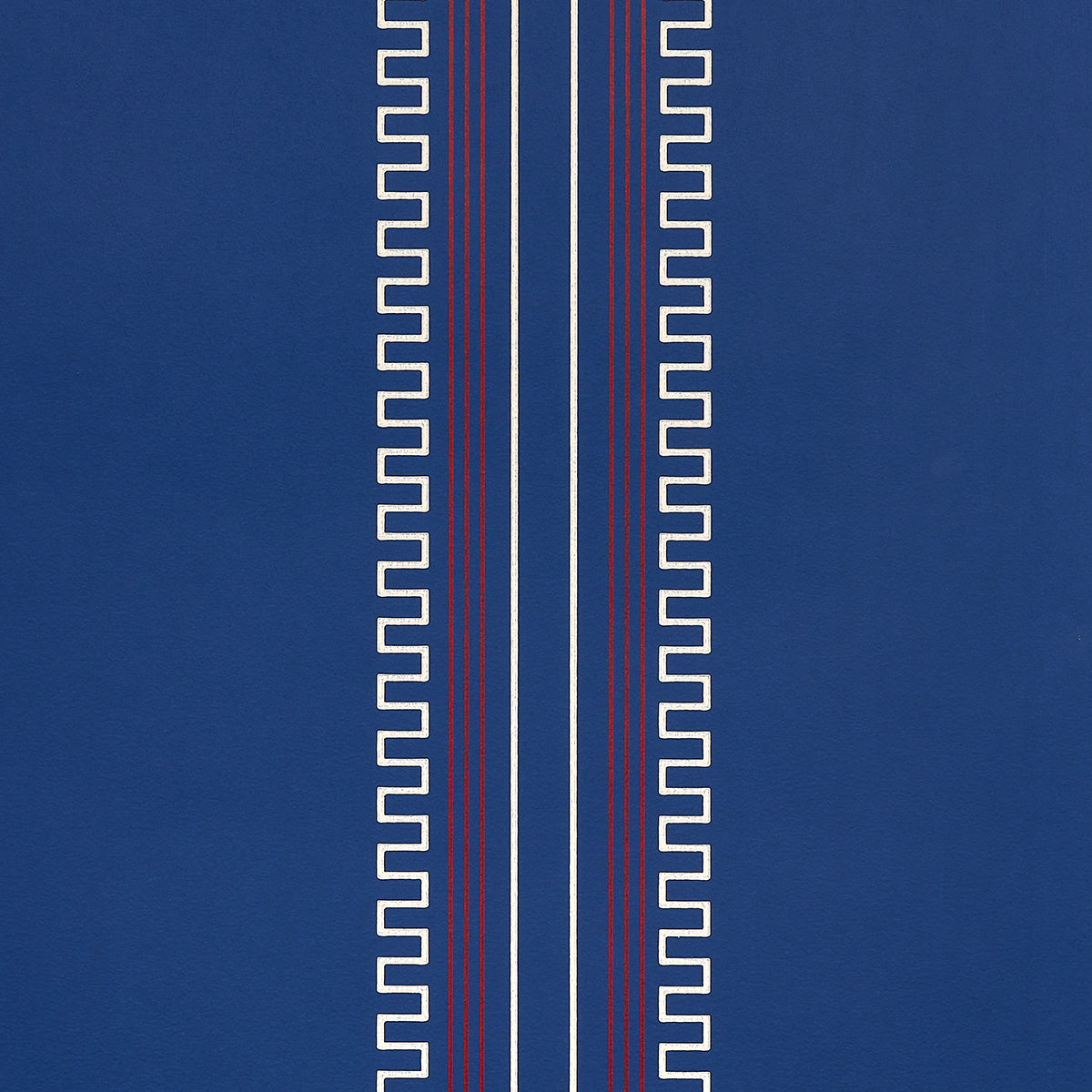 Schumacher Greco Stripe Navy Wallpaper 5015141