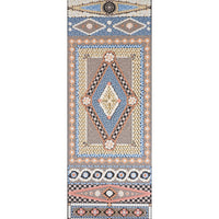 Schumacher Shell Grotto Panel B Onyx Multi Wallpaper 5015162