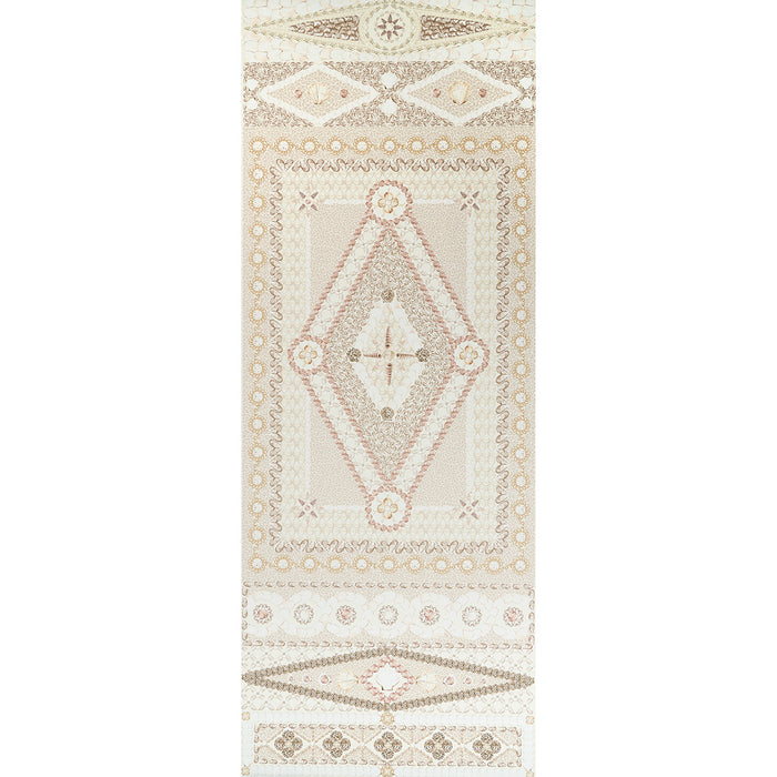 Schumacher Shell Grotto Panel B Sand Wallpaper Sample 5015163